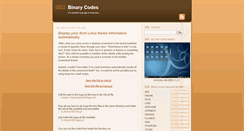 Desktop Screenshot of binarycodes.blogspot.com