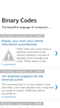 Mobile Screenshot of binarycodes.blogspot.com
