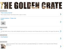 Tablet Screenshot of goldencrate.blogspot.com