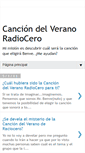 Mobile Screenshot of cancionveranoradiocero.blogspot.com