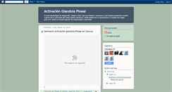 Desktop Screenshot of activacionpineal.blogspot.com