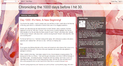 Desktop Screenshot of 1000beautifuldays.blogspot.com