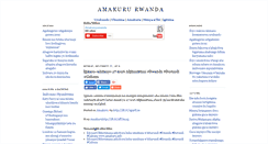 Desktop Screenshot of amakuru-rwanda.blogspot.com