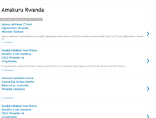 Tablet Screenshot of amakuru-rwanda.blogspot.com
