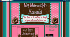 Desktop Screenshot of msmemorablemoments.blogspot.com