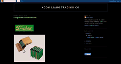 Desktop Screenshot of koonliangtradingco.blogspot.com