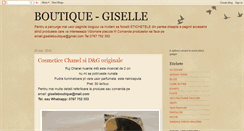 Desktop Screenshot of boutiquegiselle.blogspot.com