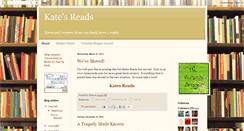 Desktop Screenshot of kates-reads.blogspot.com