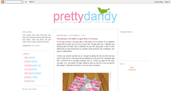Desktop Screenshot of prettydandy.blogspot.com