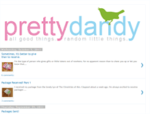 Tablet Screenshot of prettydandy.blogspot.com