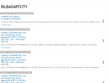 Tablet Screenshot of bilbaoartcity.blogspot.com