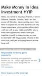 Mobile Screenshot of make-money-idea-investment-hyip.blogspot.com