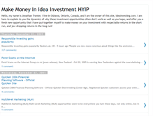 Tablet Screenshot of make-money-idea-investment-hyip.blogspot.com