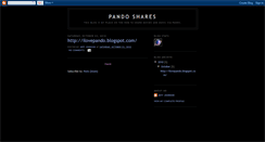 Desktop Screenshot of pandoshares.blogspot.com