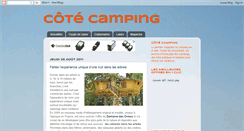 Desktop Screenshot of cote-camping.blogspot.com