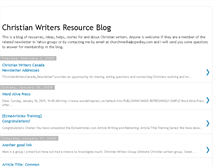 Tablet Screenshot of canadian-christian-writers.blogspot.com