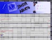 Tablet Screenshot of javieraburtorivera.blogspot.com