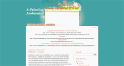 Desktop Screenshot of equilibriopsico-ambiental.blogspot.com