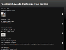 Tablet Screenshot of facebooklayouts-customizeyourprofiles.blogspot.com