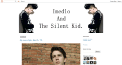 Desktop Screenshot of imedioandthesilentkid.blogspot.com