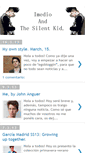 Mobile Screenshot of imedioandthesilentkid.blogspot.com