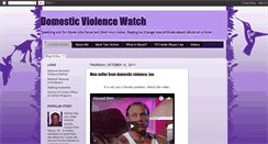 Desktop Screenshot of domesticviolencewatch.blogspot.com