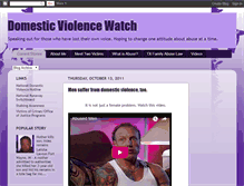 Tablet Screenshot of domesticviolencewatch.blogspot.com