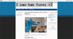 Desktop Screenshot of icanhasfunny.blogspot.com