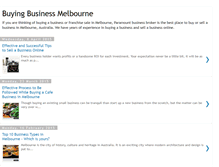 Tablet Screenshot of businessesforsalemelbourne.blogspot.com