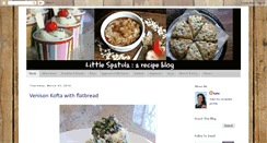 Desktop Screenshot of littlespatula.blogspot.com