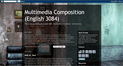 Desktop Screenshot of multimedia-composition.blogspot.com