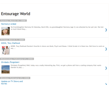 Tablet Screenshot of entourageworld.blogspot.com
