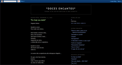 Desktop Screenshot of docesencantos.blogspot.com