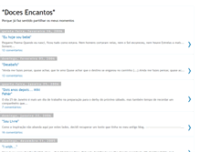 Tablet Screenshot of docesencantos.blogspot.com