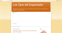 Desktop Screenshot of losojosdelespectador.blogspot.com
