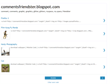 Tablet Screenshot of commentsfriendster.blogspot.com