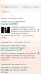 Mobile Screenshot of ministeriocriancasnoaltar.blogspot.com