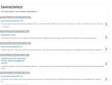 Tablet Screenshot of lawnscience.blogspot.com