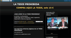 Desktop Screenshot of latesisprohibida.blogspot.com