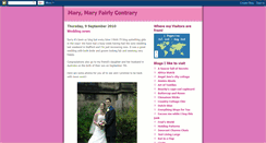 Desktop Screenshot of marymaryfairlycontrary.blogspot.com