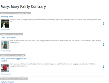 Tablet Screenshot of marymaryfairlycontrary.blogspot.com