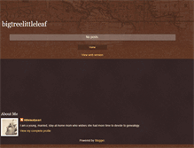 Tablet Screenshot of bigtreelittleleaf.blogspot.com