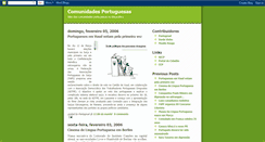 Desktop Screenshot of comunidadesportuguesas.blogspot.com