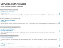 Tablet Screenshot of comunidadesportuguesas.blogspot.com