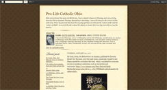 Desktop Screenshot of pro-lifecatholic.blogspot.com