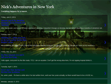 Tablet Screenshot of nicksadventuresinnewyork.blogspot.com