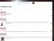 Tablet Screenshot of idealfarewell.blogspot.com