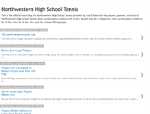 Tablet Screenshot of northwesternhighschooltennis.blogspot.com