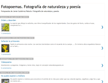 Tablet Screenshot of fotopoemas-javiergutierrezpalacio.blogspot.com