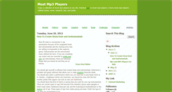 Desktop Screenshot of mostmp3players.blogspot.com